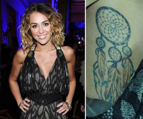 Miley Cyrusのタトゥー写真