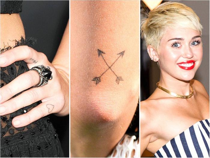 tatuiruotė Miley Cyrus