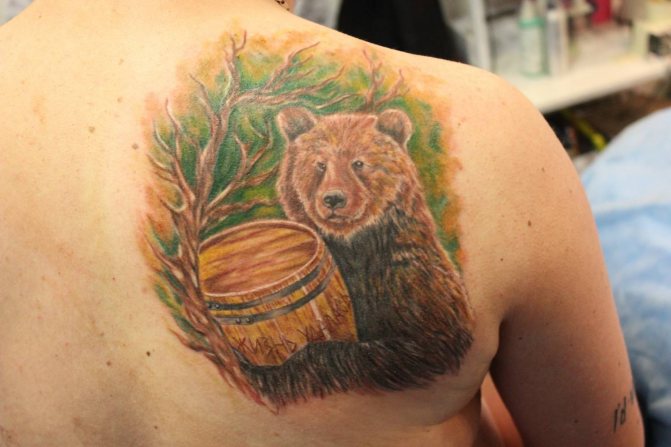 urso tatuado