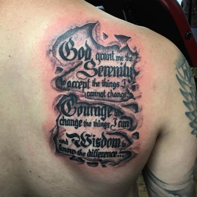 Tetoválás ima
