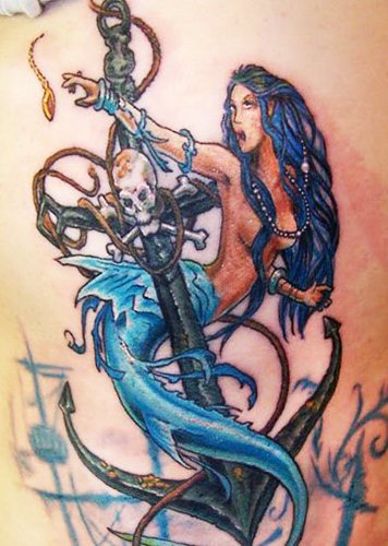 Tetovanie s námornou tematikou. Fotografia, náčrty, rukáv na nohách, rukách, lýtkach, chrbte, zápästí, význam