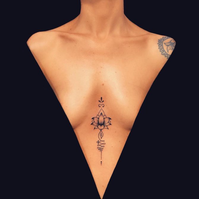 Татуировка на гърдите снимка 12