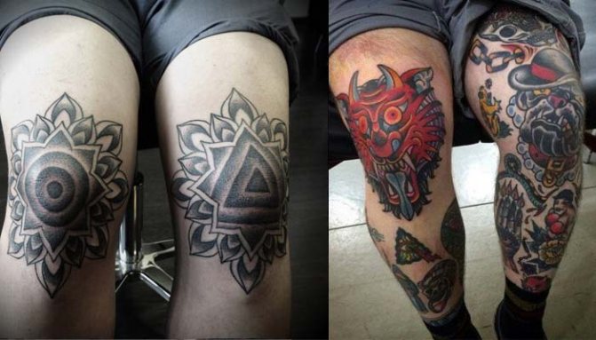 Τατουάζ στα γόνατα