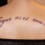 Tattoo in Latin