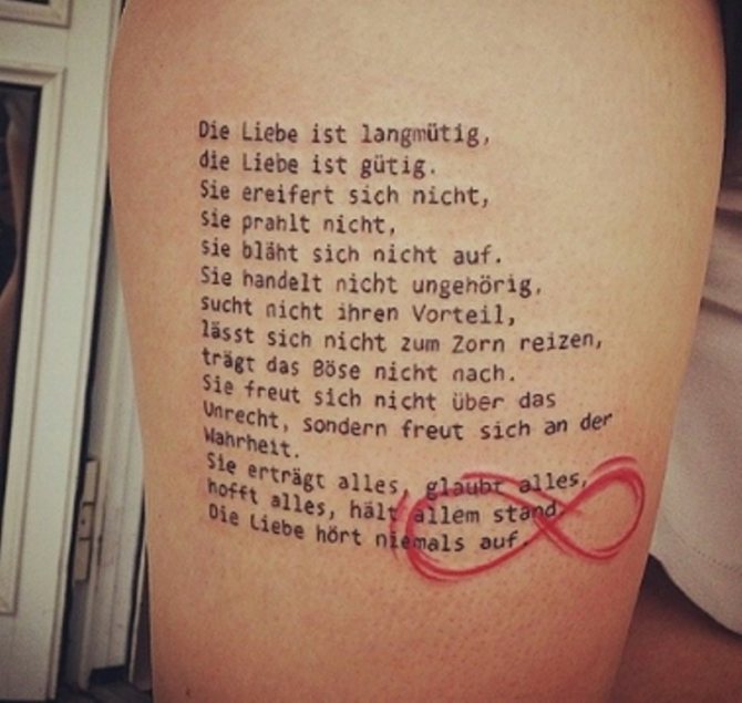 tatoveringer på tysk