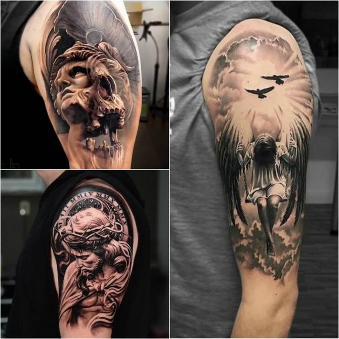 Татуировка на рамото - Мъже Татуировка на рамото - Модели на татуировка на рамото за мъже