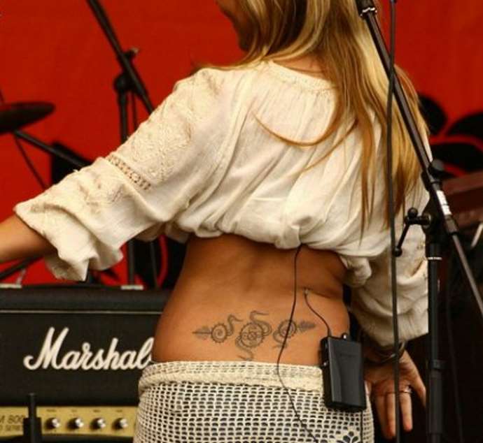 tetovanie spodnej časti chrbta