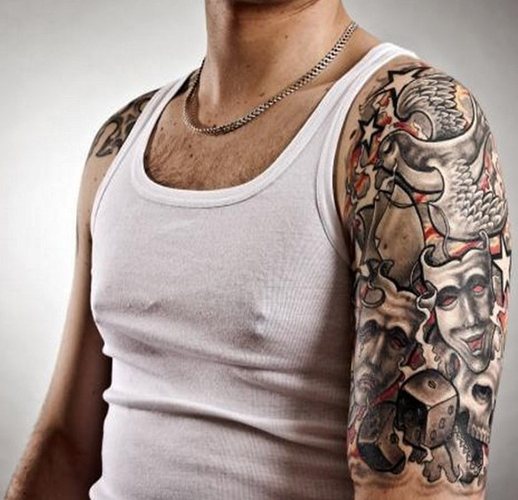 Τατουάζ στα χέρια για άνδρες με νόημα, έννοιες, μεταφρασμένες σλαβικές, λατινικές επιγραφές, κελτικά μοτίβα
