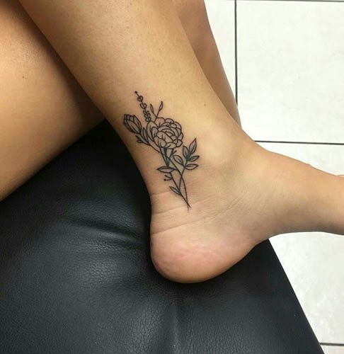 Tetoválás a bokán a nők számára jelentéssel. Fotó, jelentés