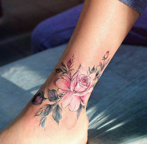 Tatuaggio sulla caviglia femminile con significato. Foto, significato