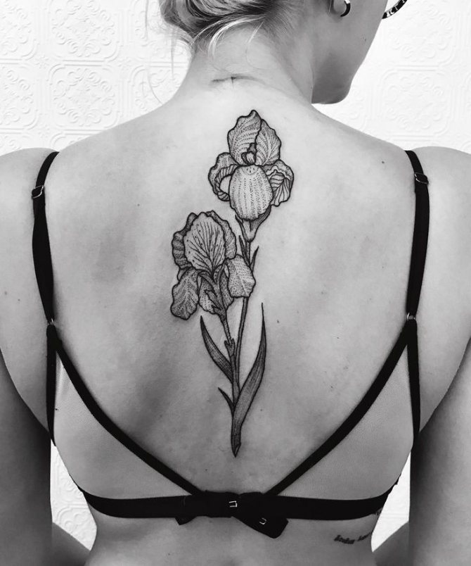 Tetoválás a háton