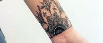 Tatuaj pe încheietura mâinii