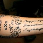 Tetovanie nápis