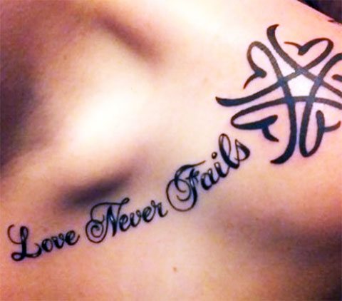 Tetovacie nápisy pre dievčatá