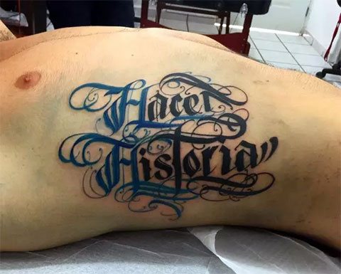 Tetoválás feliratok - fotó