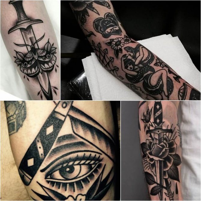 Tatuaż Oldskool - Tatuaż Oldskool - Tatuaż Oldskool Style - Tatuaż Oldskool Black and White