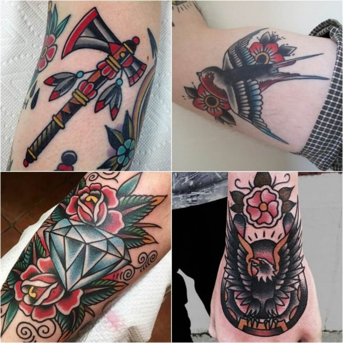 Tetovējums oldskool - Tetovējums Oldskool - Tetovējums Oldskool Stils - Tetovējums Oldskool uz rokas
