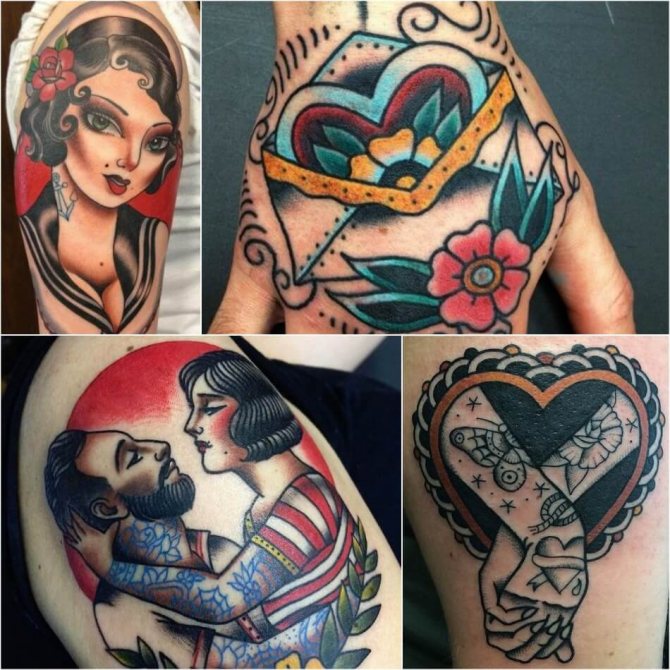 Tetovējums oldskool - Tetovējums Oldskool - Tetovējums Stils