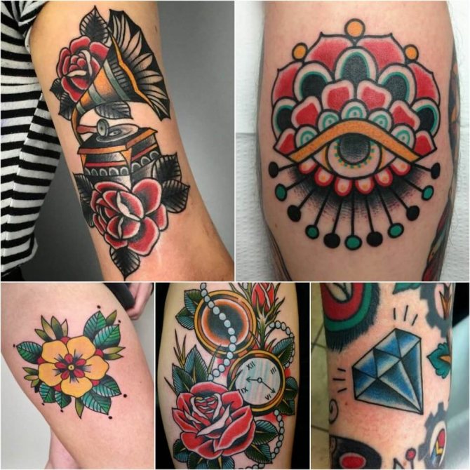 Tetovējums Oldskool - Tetovējums Oldskool - Tetovējums Stils
