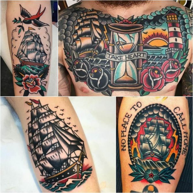 Tetovanie oldskool - Tetovanie Oldskool - Štýl tetovania Oldskool