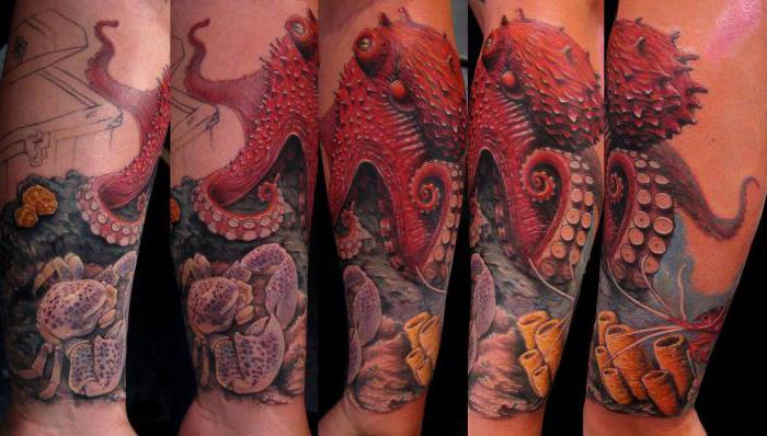Význam tetovania chobotnice