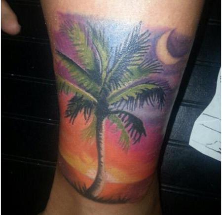 Tatuagem da palmeira