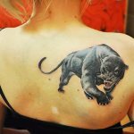 Татуировка пантера за момичета. Значение, снимка, на ръката, крака, рамото, гърба, долната част на гърба