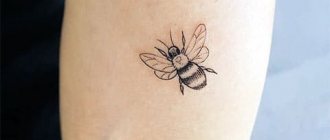 纹身蜜蜂