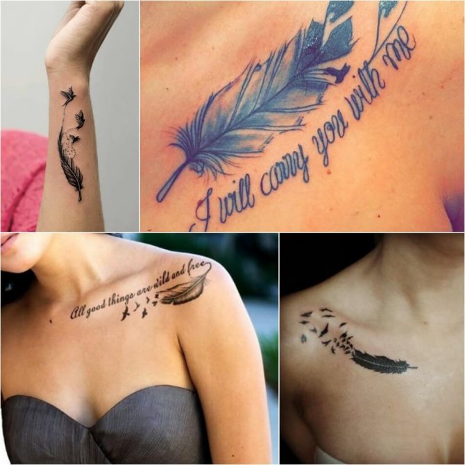 Tatouage de la plume - Tatouage de la plume - Tatouage de la plume - Signification du tatouage de la plume