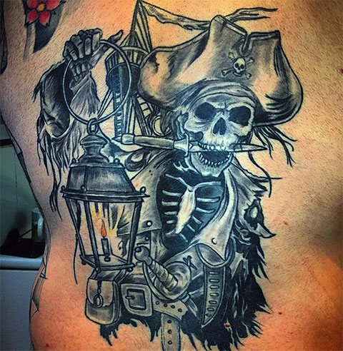 Tatuaggio di un pirata
