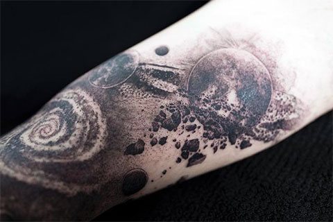 Planetas de tatuagem