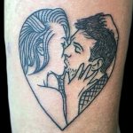 Bacio del tatuaggio
