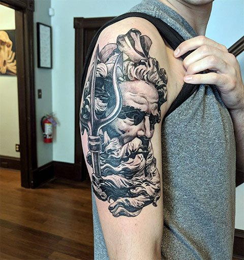 Tetoválás Poseidon
