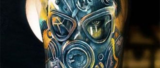 Tetovanie plynovej masky