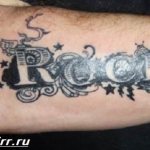 Τατουάζ-ροκ Σημασία-ροκ Σκίτσα τατουάζ και φωτογραφία Τατουάζ-ροκ-2