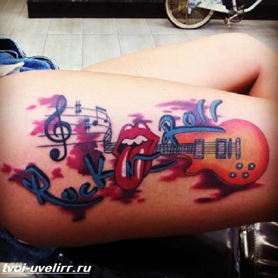 Tatuaj-rock semnificație tatuaj-rock schițe și fotografie tatuaj-rock-10