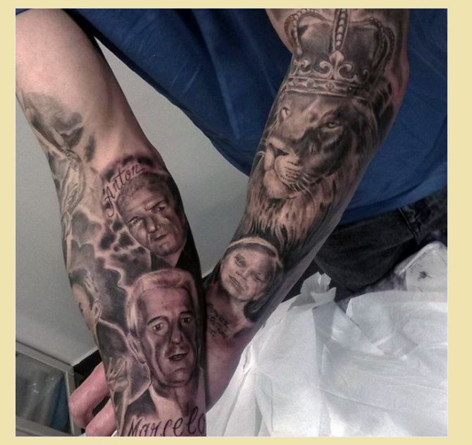 Rodina tetovacích rukávov