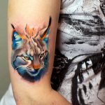 Bobcat de tatuagem