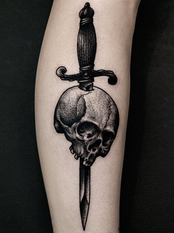 Tetoválás koponyával