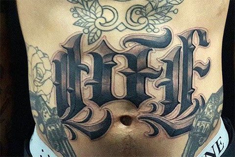 Τατουάζ με γραφή