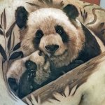 panda tetoválás