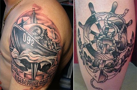 Az északi flotta tetoválása