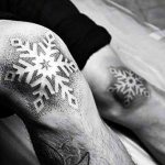 Tatuaggio fiocco di neve