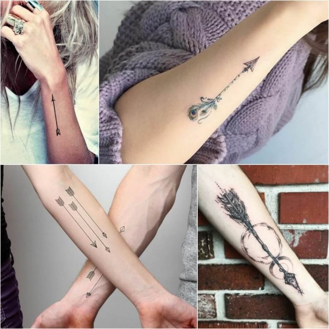 Tetoválás nyíl - Tetoválás nyíl - Tetoválás nyíl jelentése - Tetoválás nyíl a kézre
