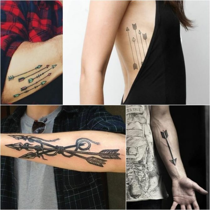 Tetoválás nyíl - nyíl tetoválás - nyíl tetoválás jelentése