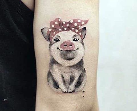 Татуировка на прасето