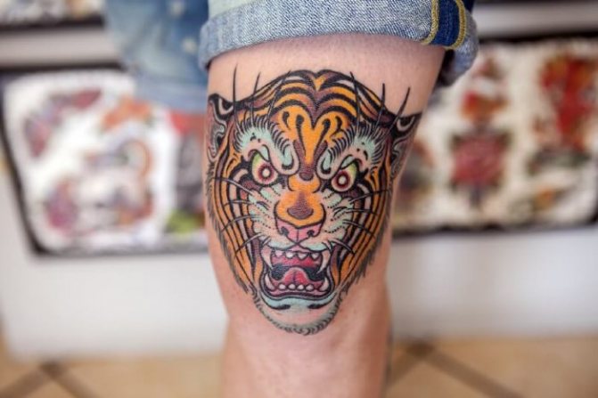 Татуировка тигър - Татуировка тигър - Значение на татуировка тигър
