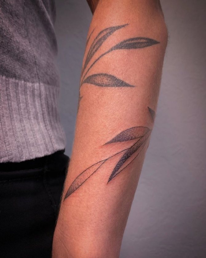 tatuaggio ramoscelli