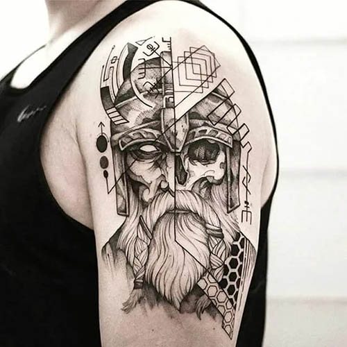 Tatuagem de Vikings e Eslavos. Esboços, fotografia, valor