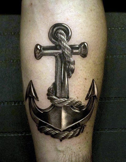 Anker tatovering - foto